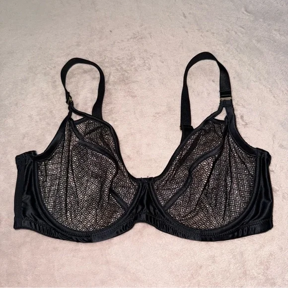 Panache black lace bra size 34E - Picture 2 of 9